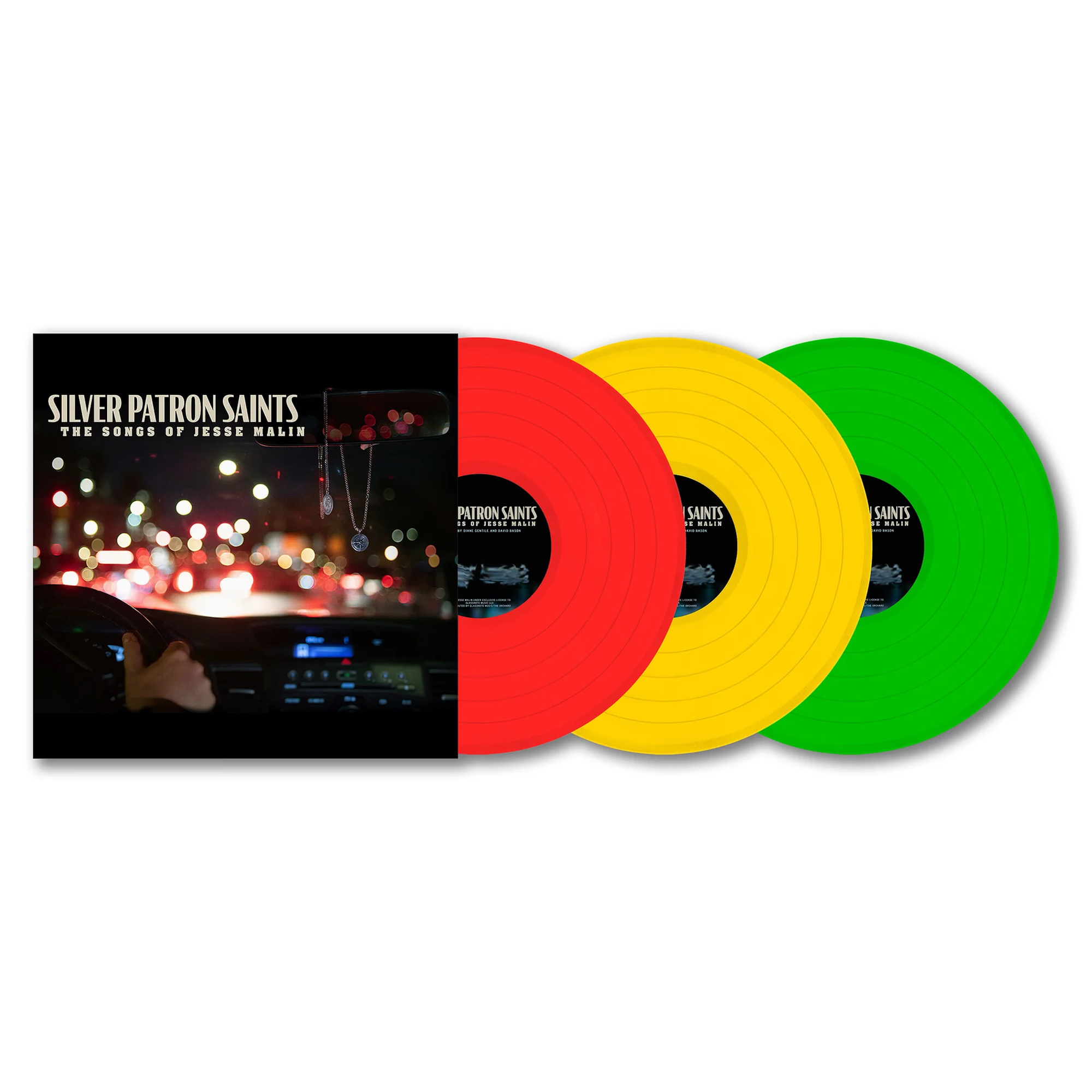 Jesse Malin - Silver Patron Saints [3-lp Red, Yellow, & Green Vinyl]