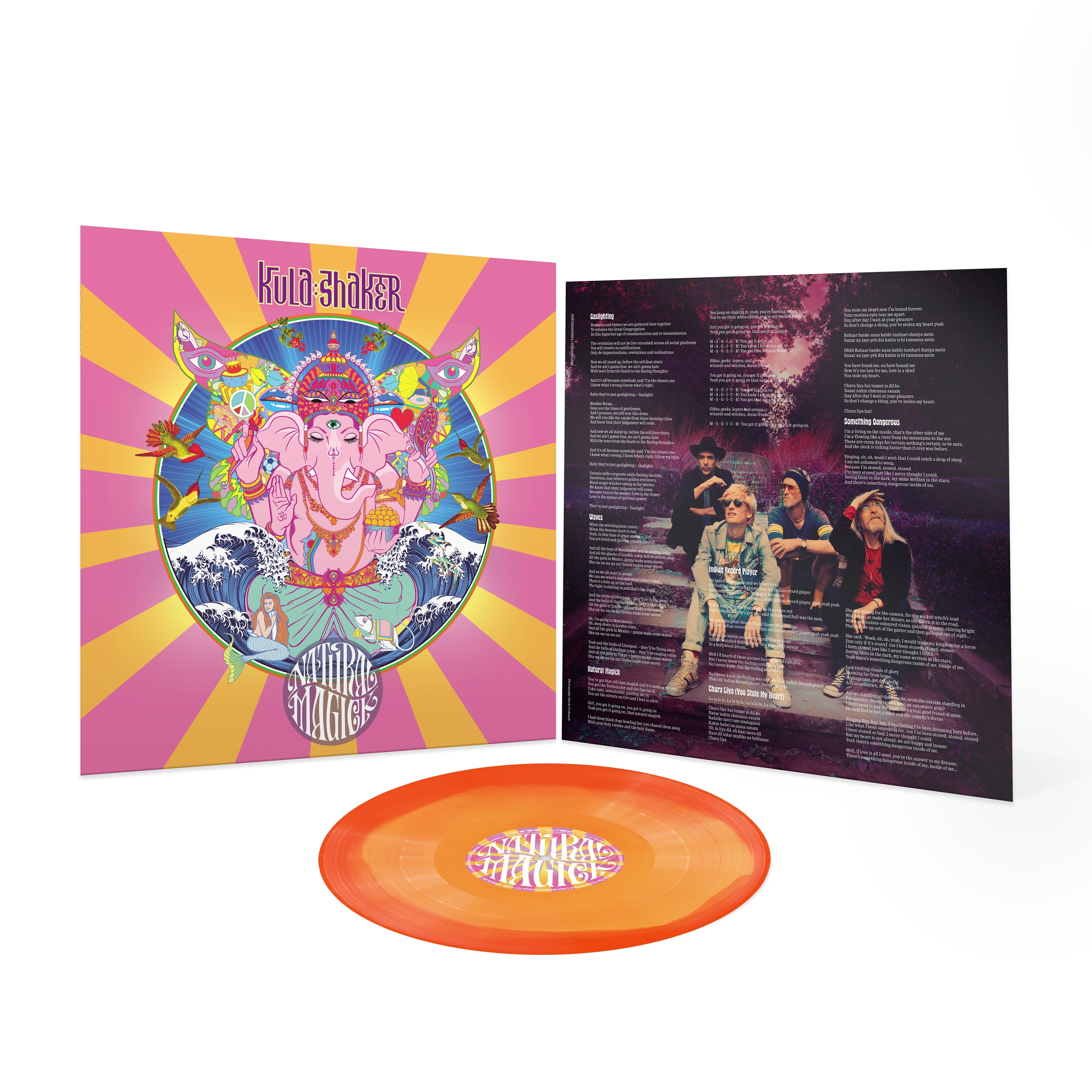Kula Shaker - Natural Magick [Indie-Exclusive Tie-Dye Yellow & Orange Vinyl]