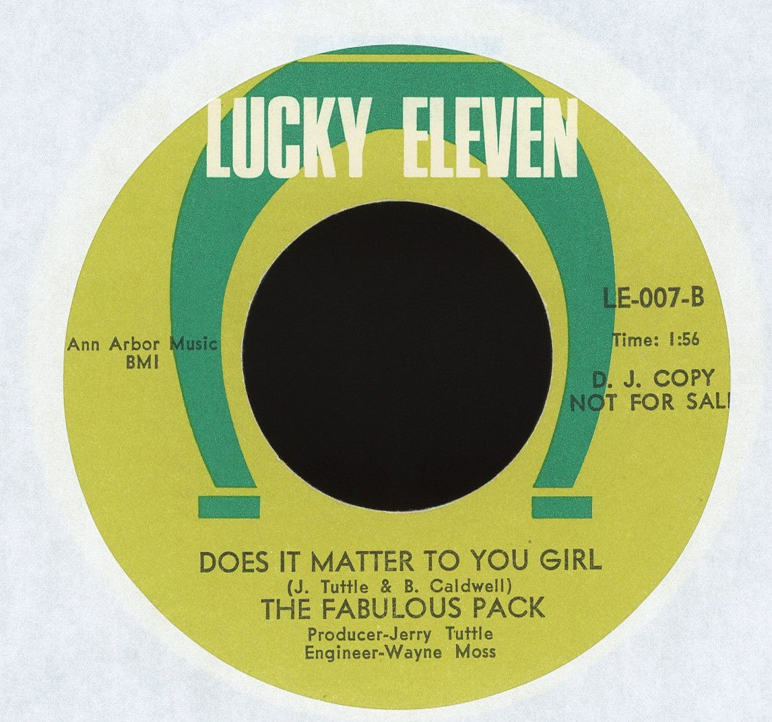 The Fabulous Pack - Wide Trackin' on Lucky Eleven Garage 45