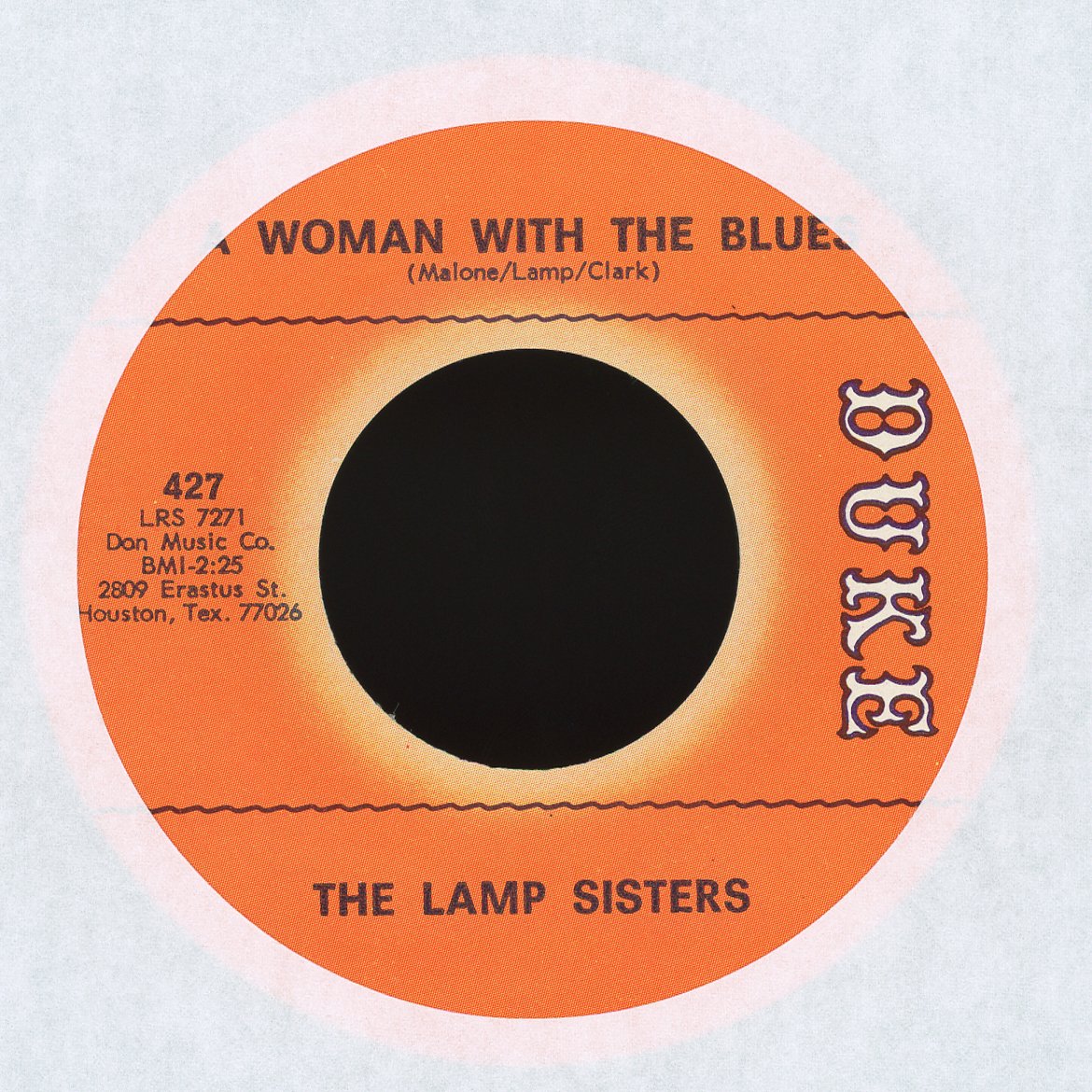 Lamp Sisters - A Woman With The Blues / I Thought It Was All Over on Duke Soul 45