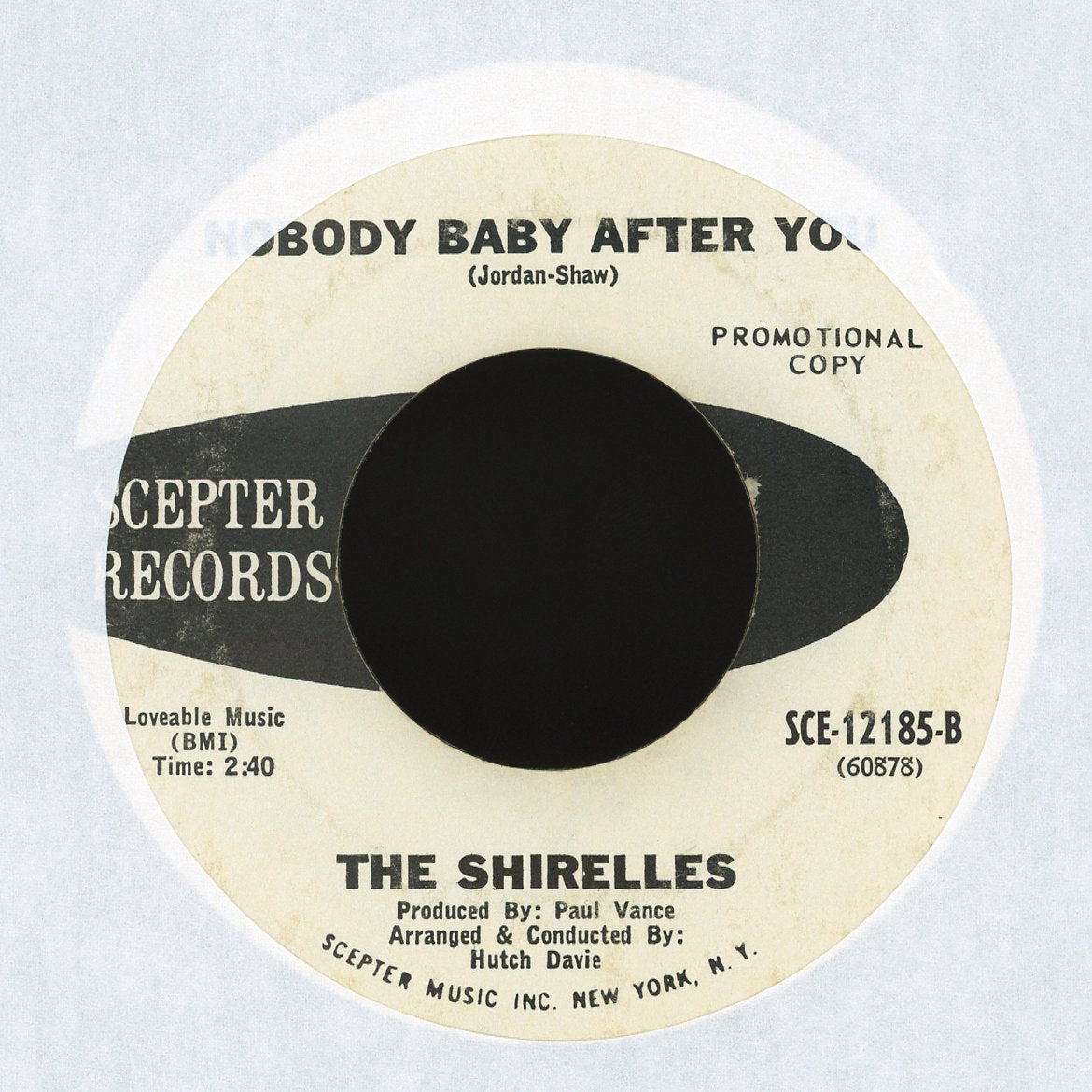 The Shirelles - Don't Go Home (My Little Darlin') on Scepter Records Promo Soul 45