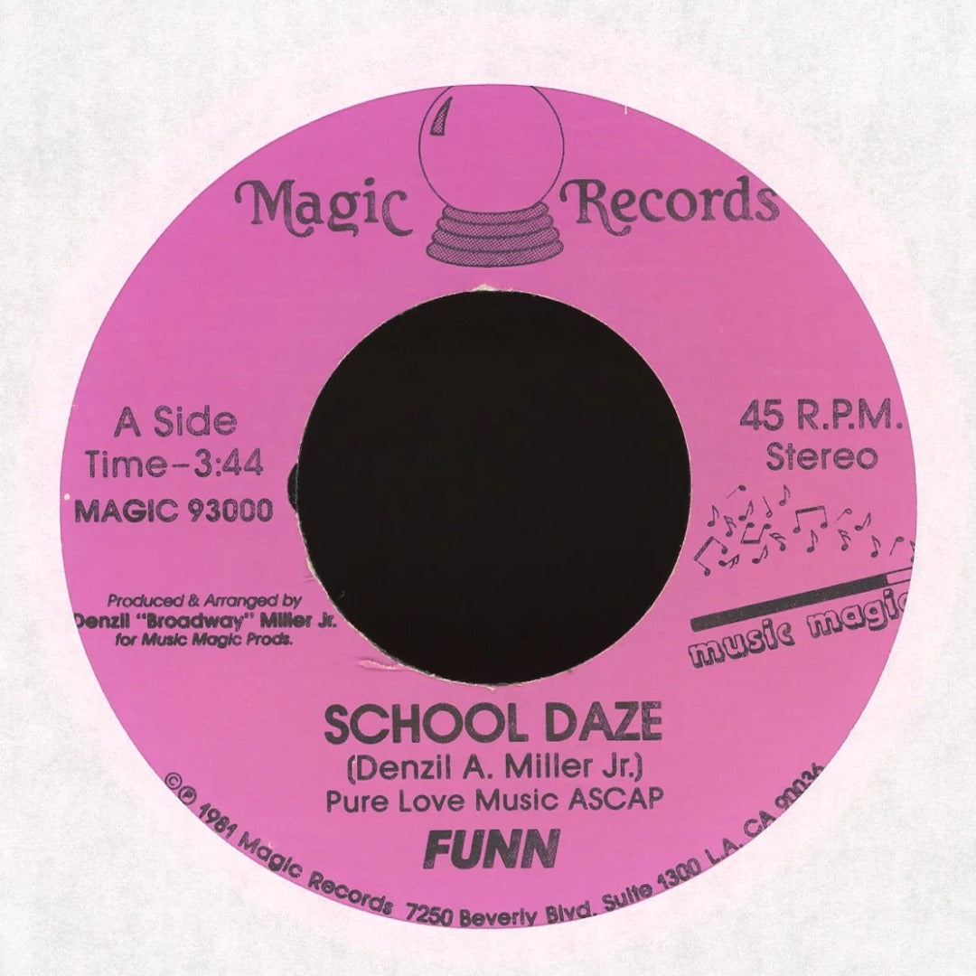 Funn - School Daze on Magic Records Funk 45