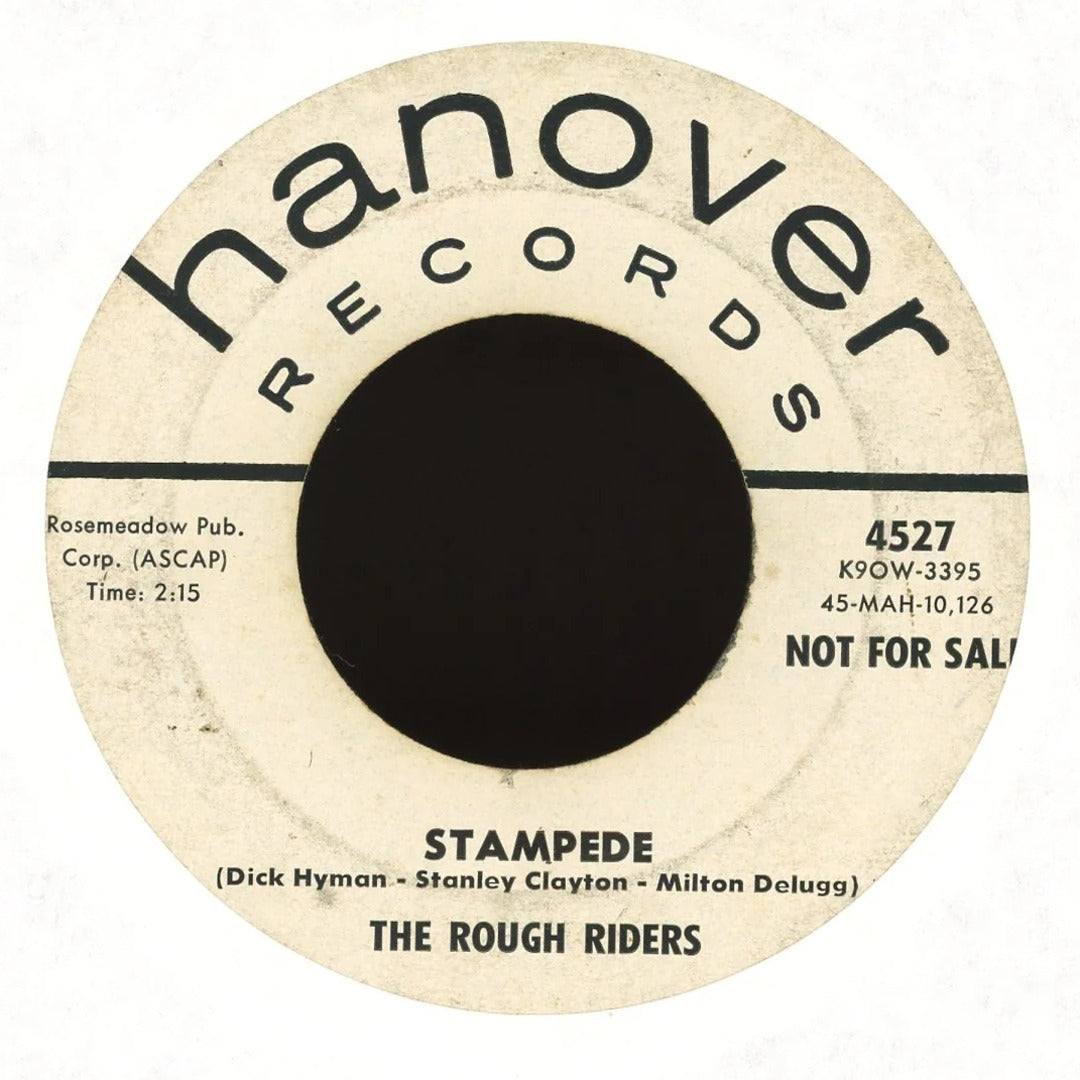 The Rough Riders - Stampede on Hanover - Promo Instro R&B 45