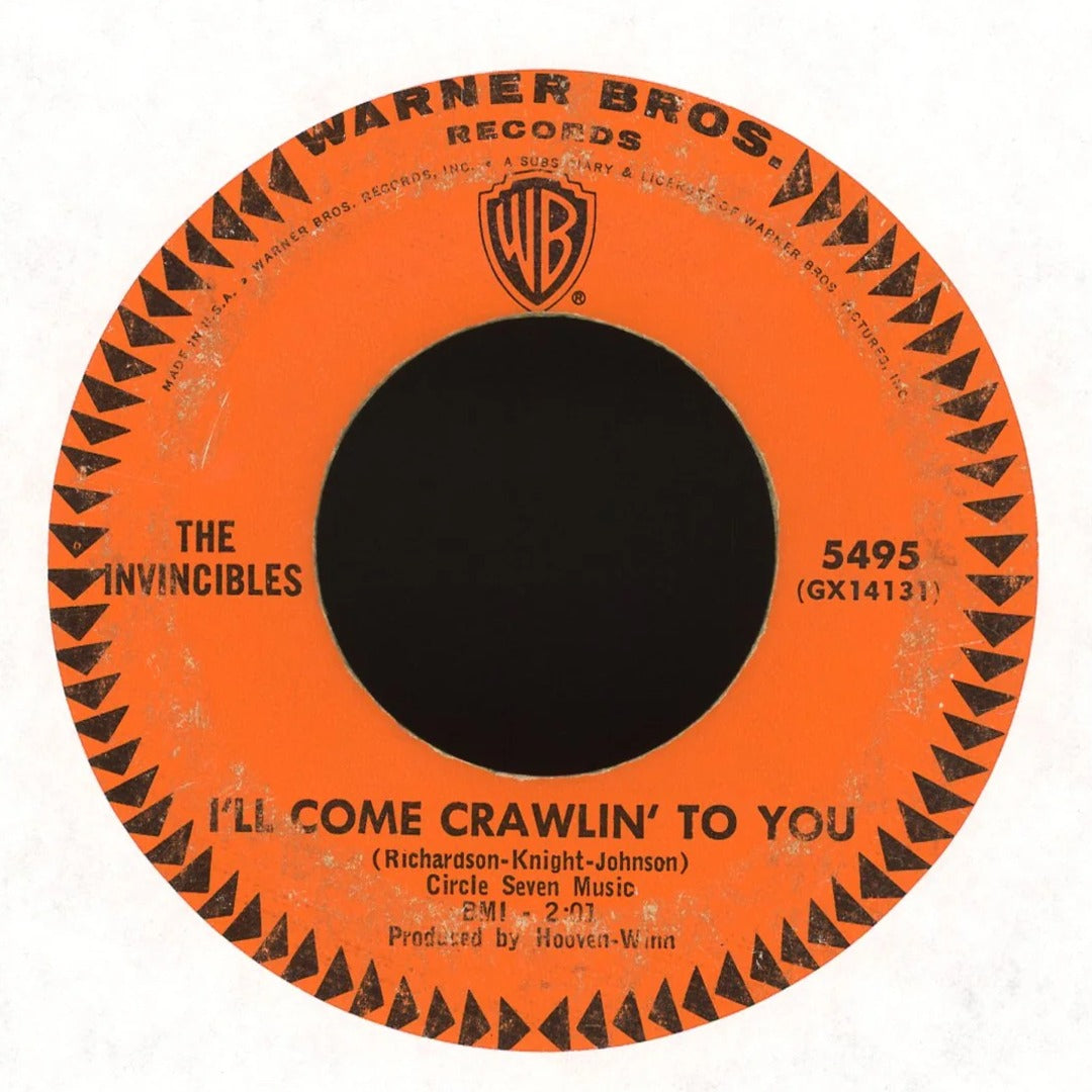 The Invincibles - Heart Full Of Love on Warner Bros. Records Sweet Soul 45