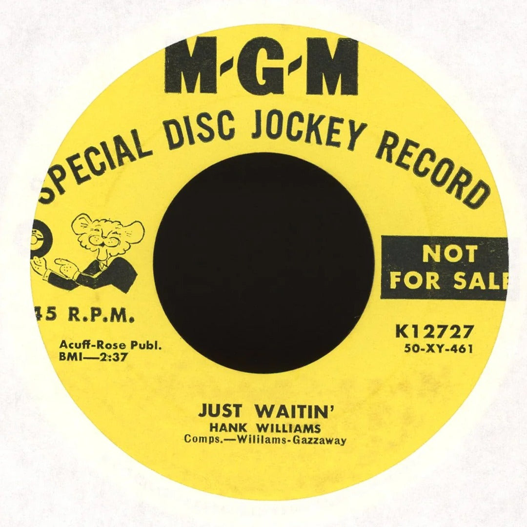 Hank Williams - Roly Poly / Just Waitin' on MGM Records - Promo Country 45