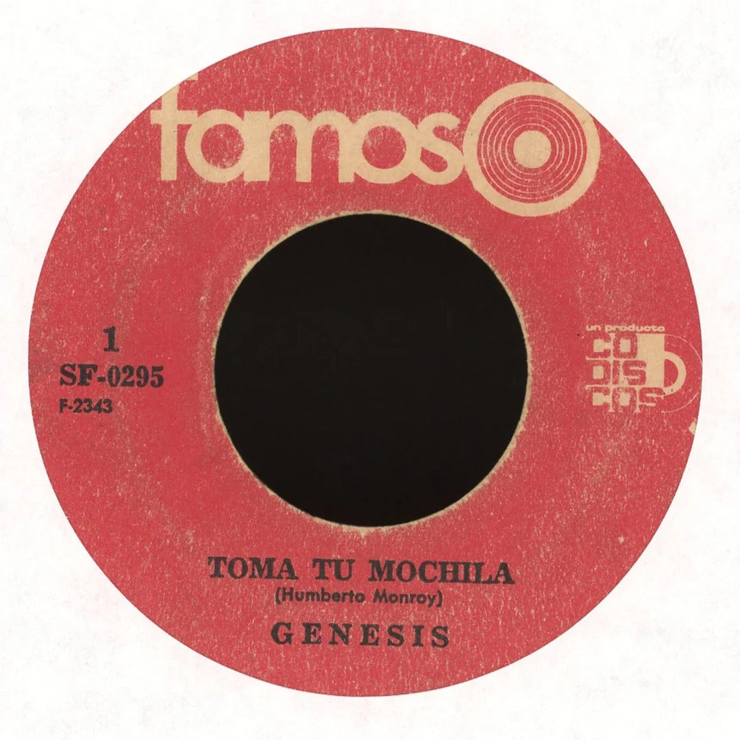 Génesis - Toma Tu Mochila / Como Decirte Cuanto Te Amo on Famoso Rock 45