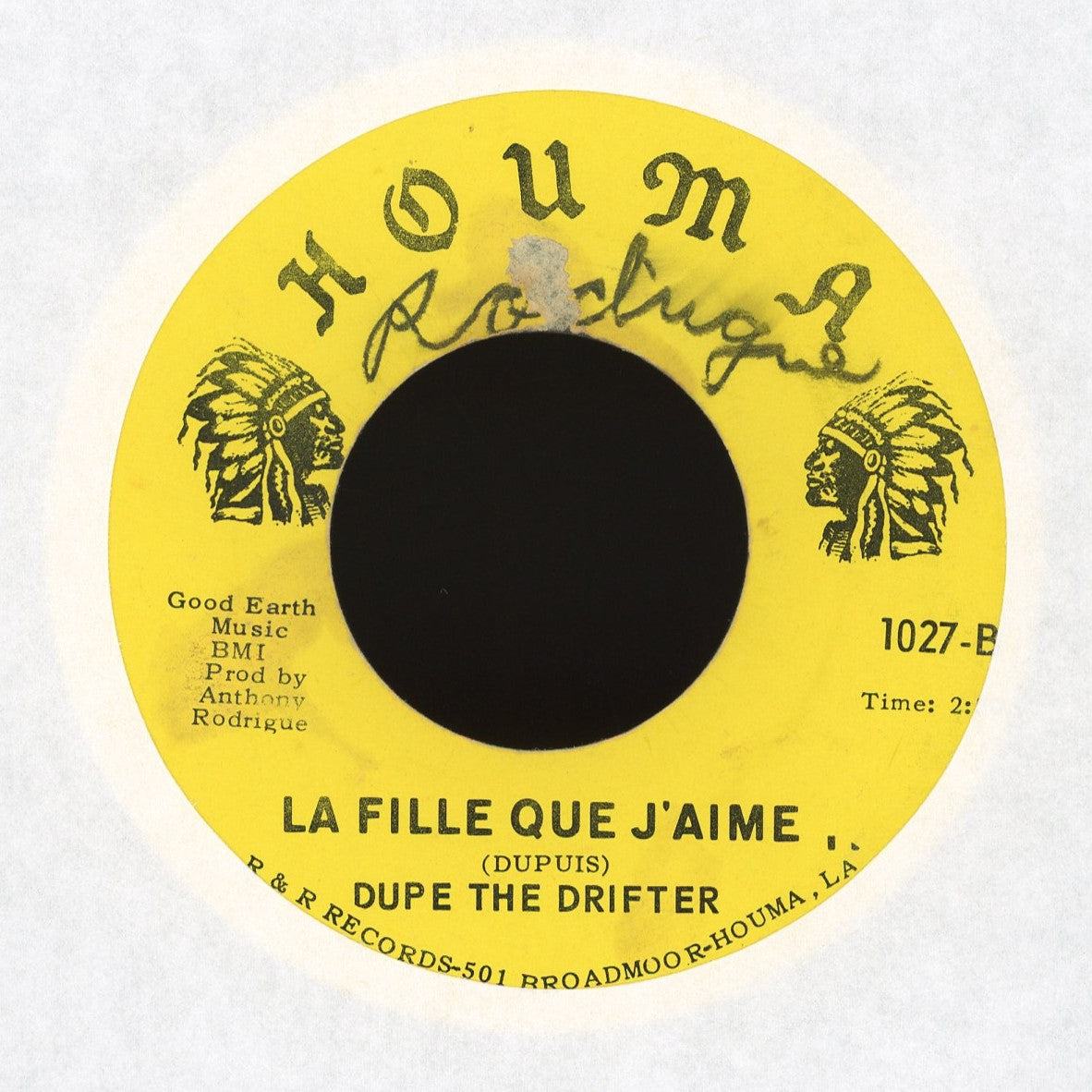Dupe The Drifter - Isabelle Du Bayou on Houma Cajun 45