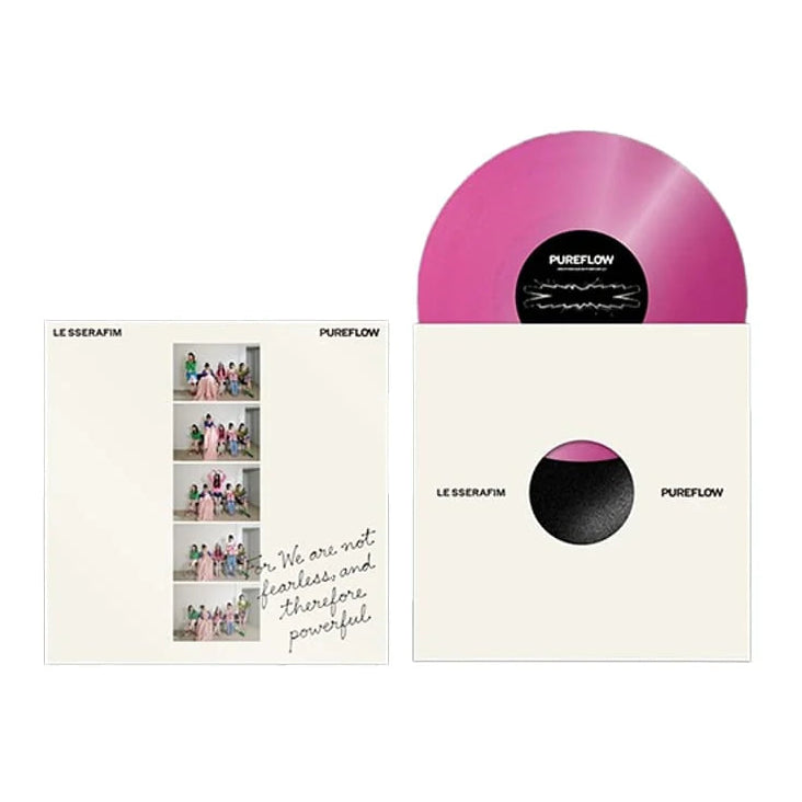 LE SSERAFIM - 2nd Studio Album ‘PUREFLOW’ pt.1 [Indie-Exclusive Hot Pink Glitter Vinyl]