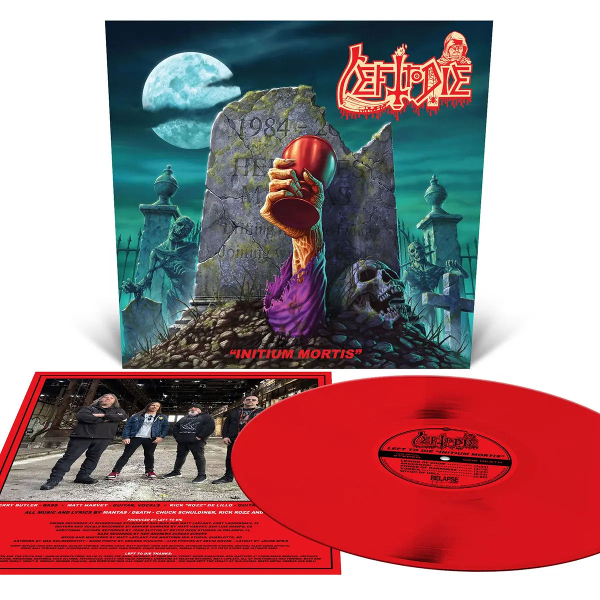 [PRE-ORDER] Left To Die - Initium Mortis [Red Vinyl] [Release Date: 07/17/2026]