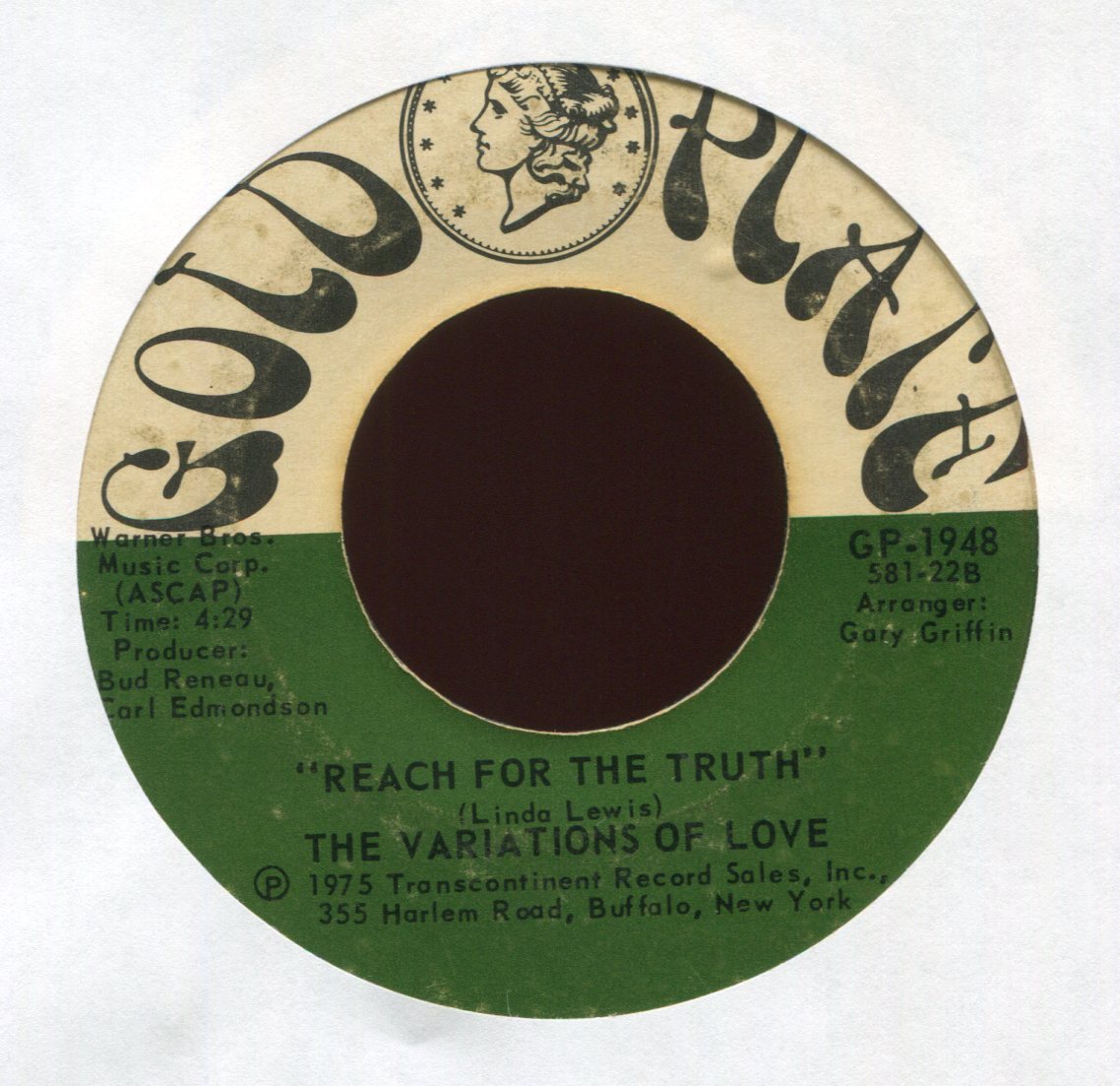 The Variations Of Love - I'll Always Love You Sweet Soul 45