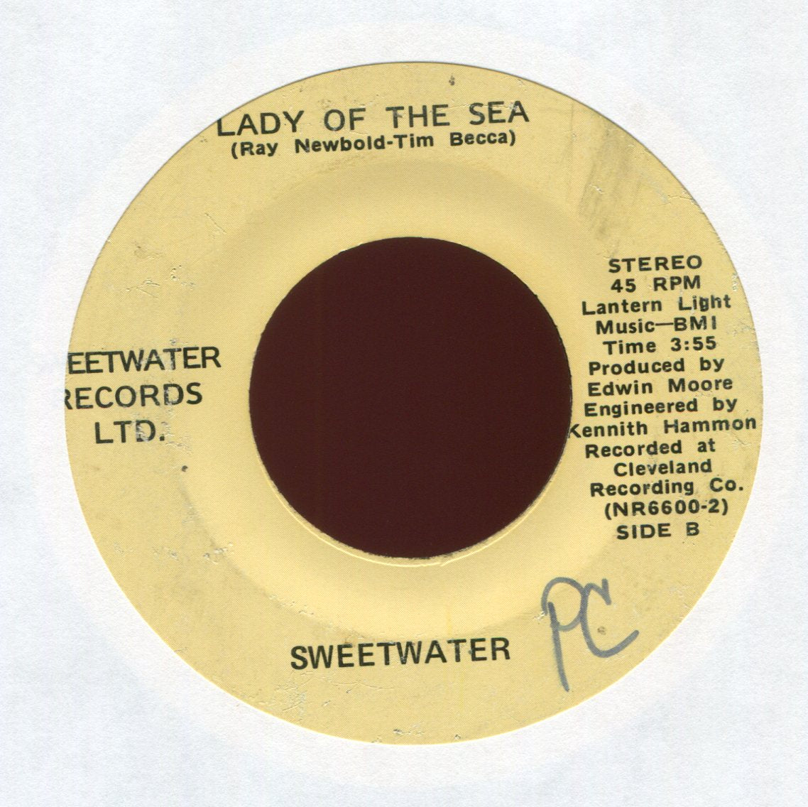 Sweetwater - Lady of the Sea Private Rock 45