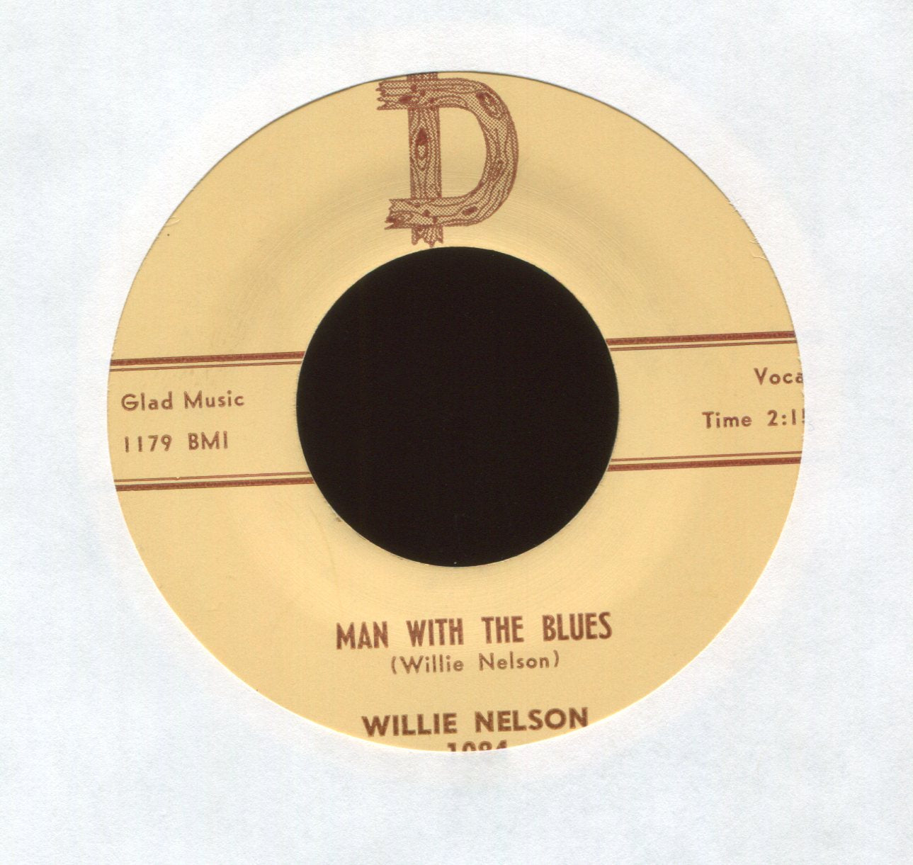 Willie Nelson - Man With the Blues on D Country Bop 45