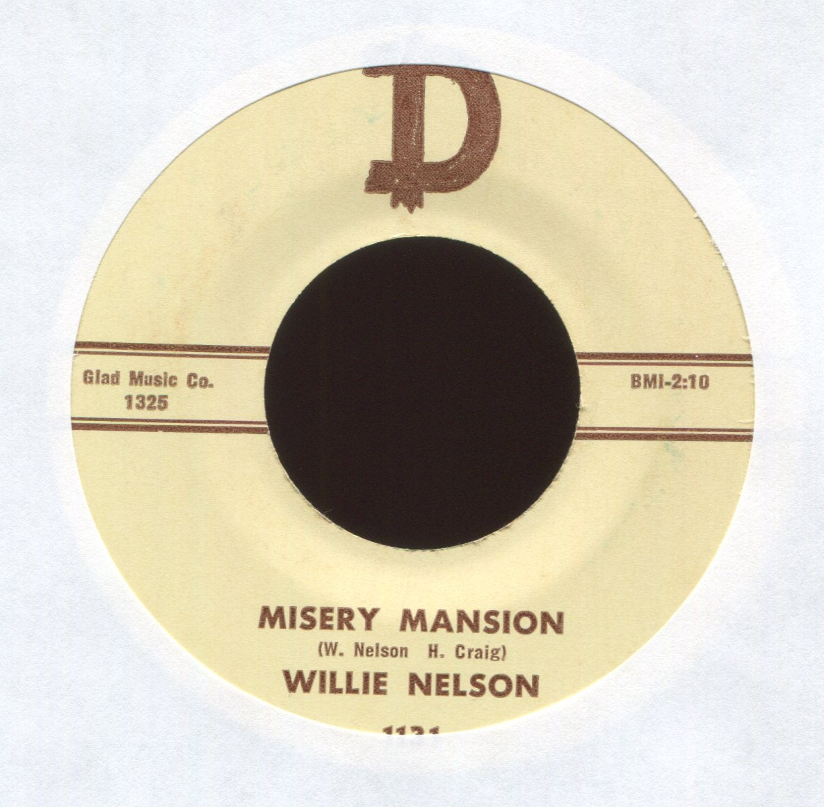 Willie Nelson - Misery Mansion on D Country 45