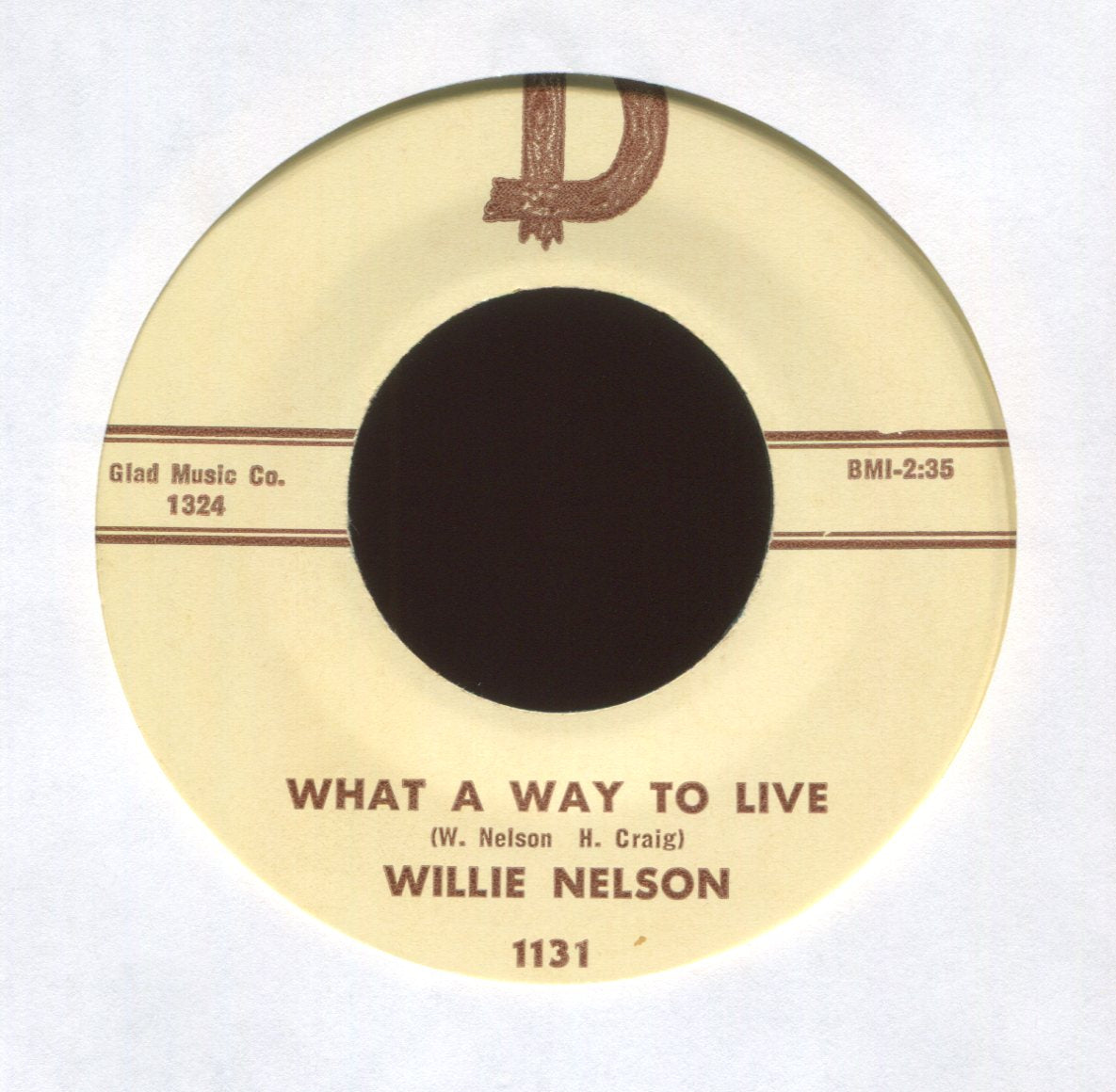 Willie Nelson - Misery Mansion on D Country 45