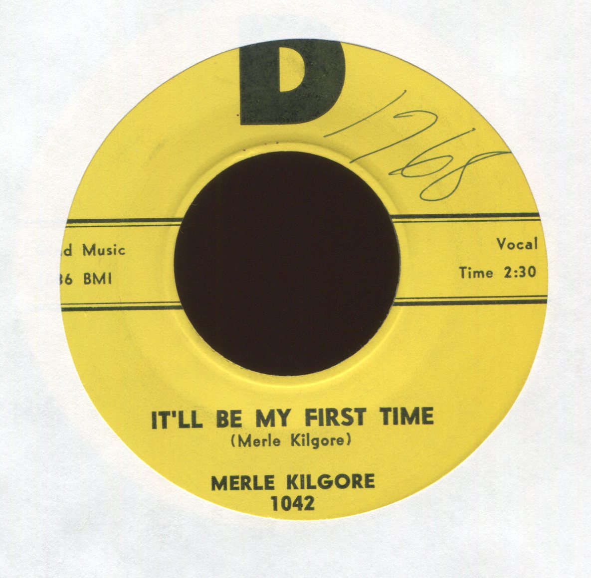 Merle Kilgore - I Take A Trip To The Moon on D Rockabilly Bop 45