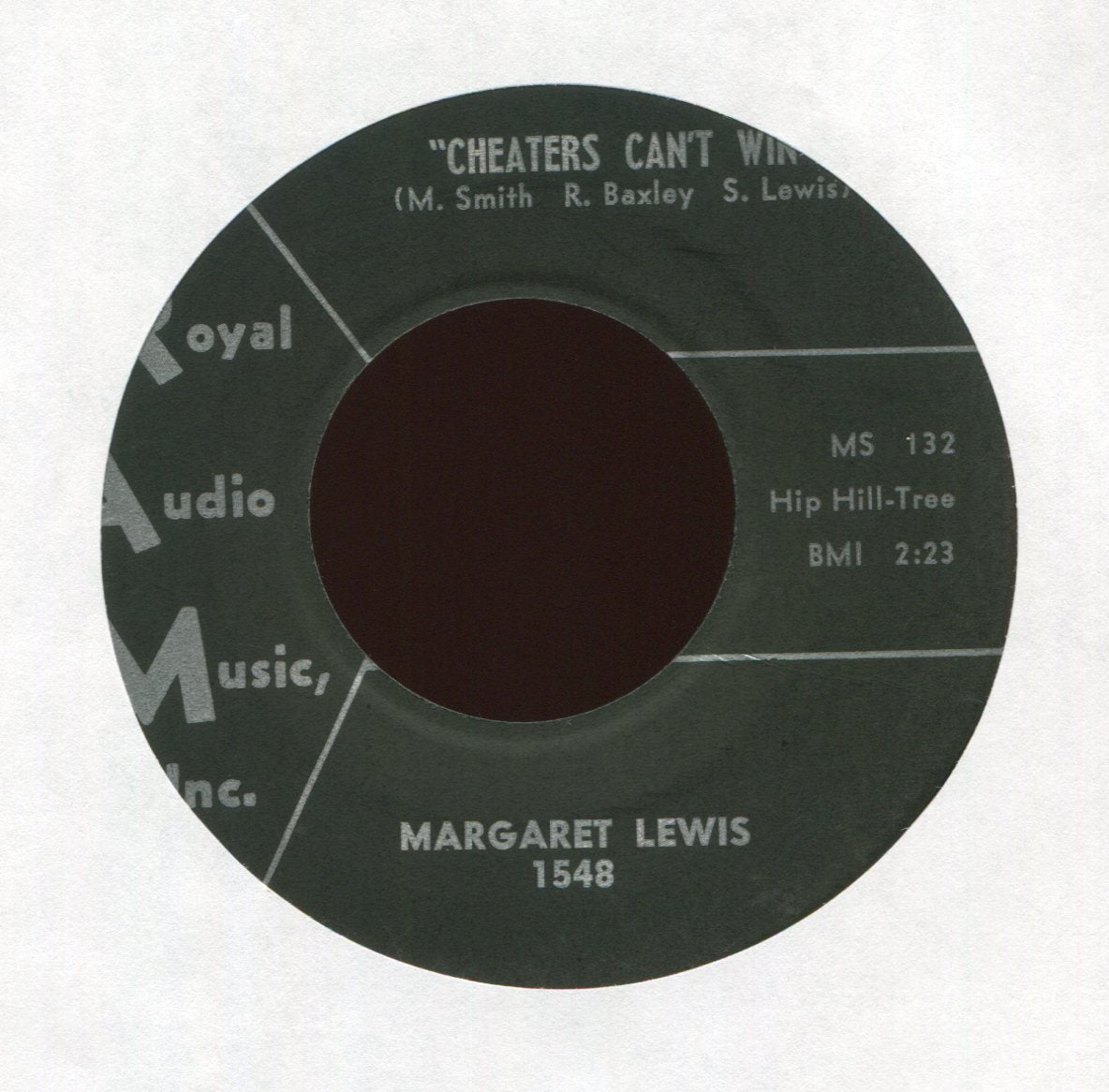 Margaret Lewis - Cheaters Can't Win on RAM Rockabilly 45