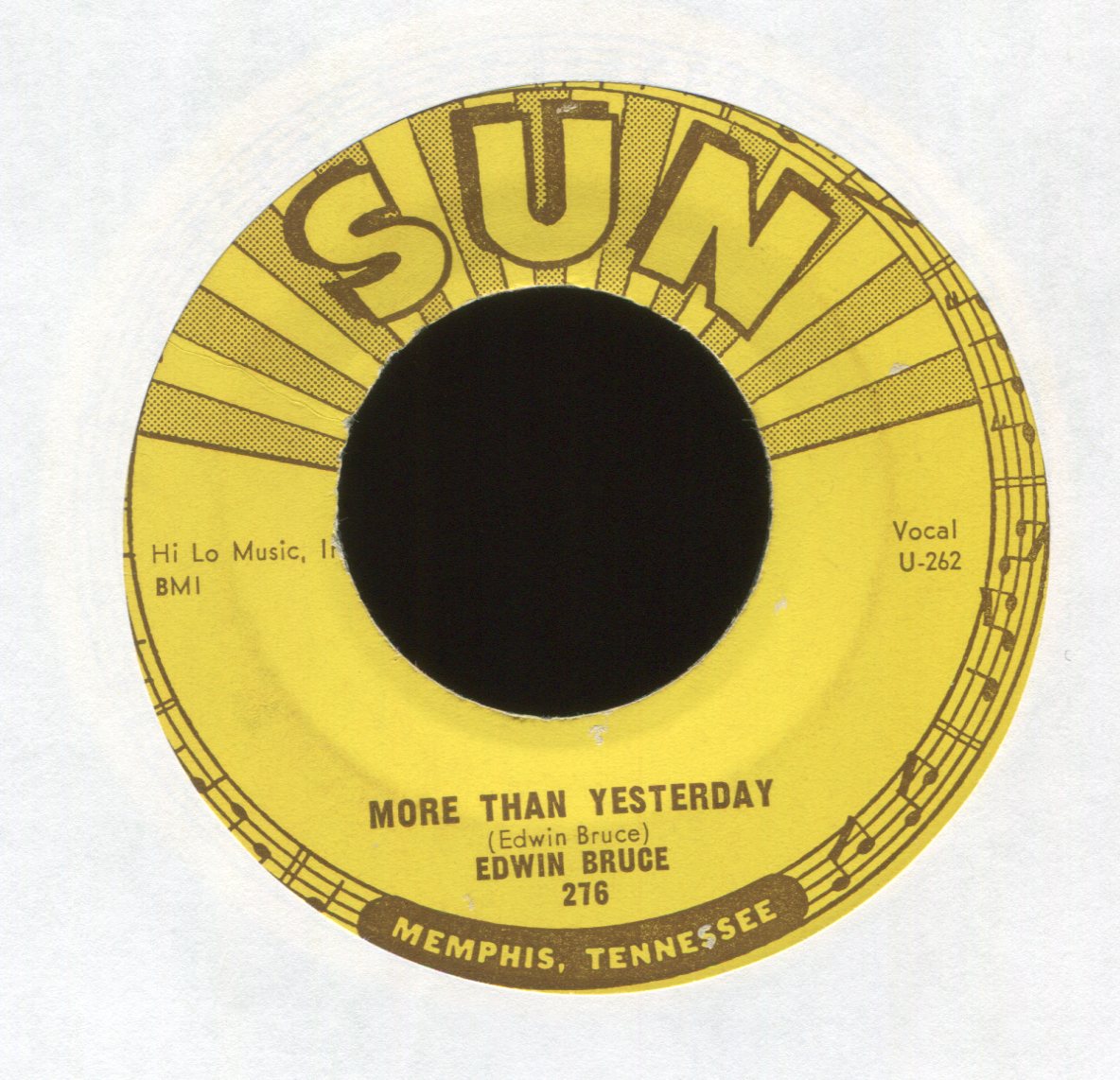 Ed Bruce - Rock Boppin' Baby on Sun Rockabilly 45