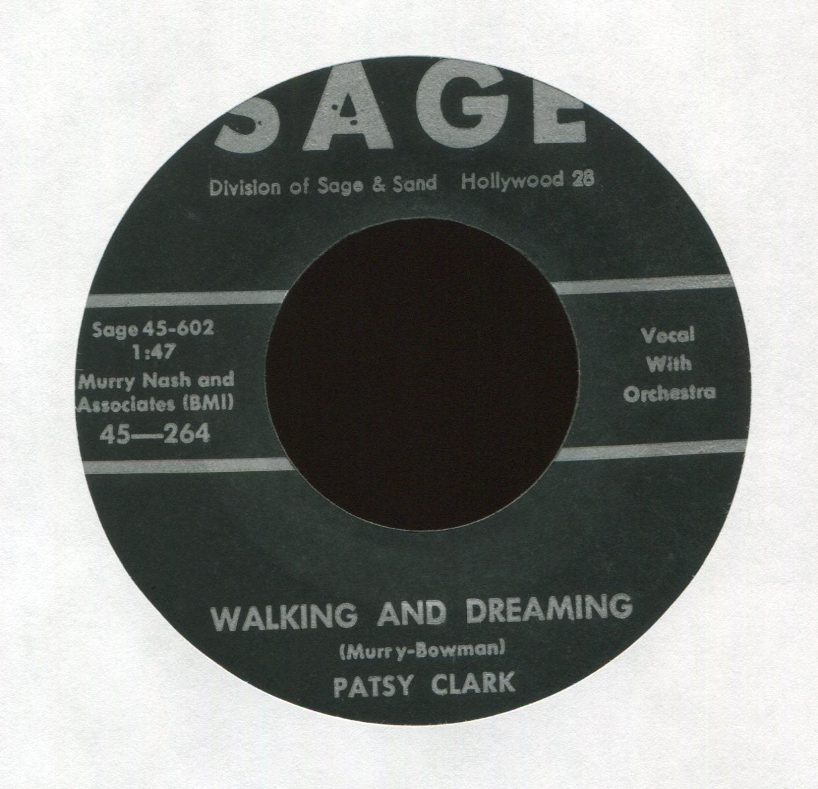 Patsy Clark - Watcha Do To Me on Sage Rockabilly 45