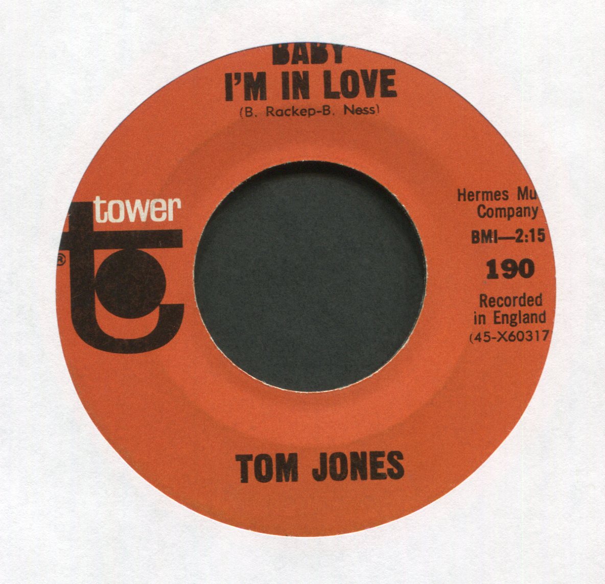 Tom Jones - Chills & Fever on Tower Northern Soul Mod 45