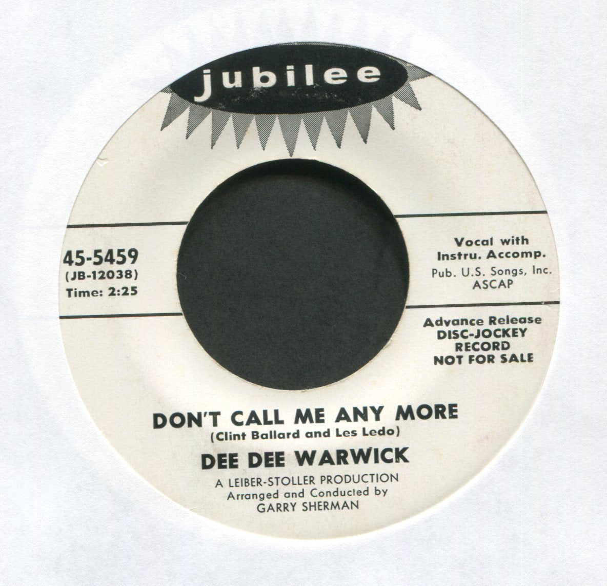 Dee Dee Warwick - You're No Good on Jubilee Promo Northern Soul 45
