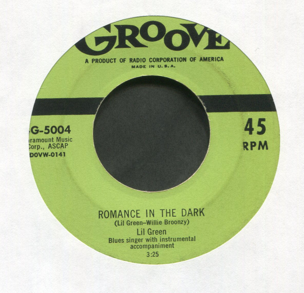 Lil Green - Why Don't You Do Right on Groove Blues 45
