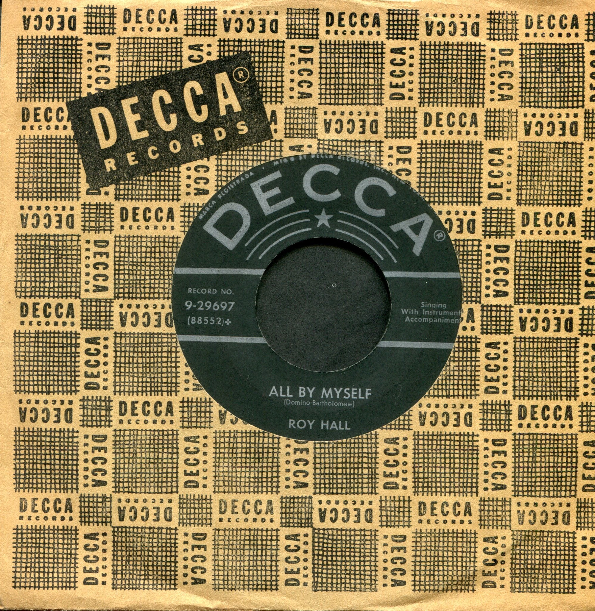 Roy Hall - Whole Lotta Shakin' Goin' On on Decca Rockabilly 45