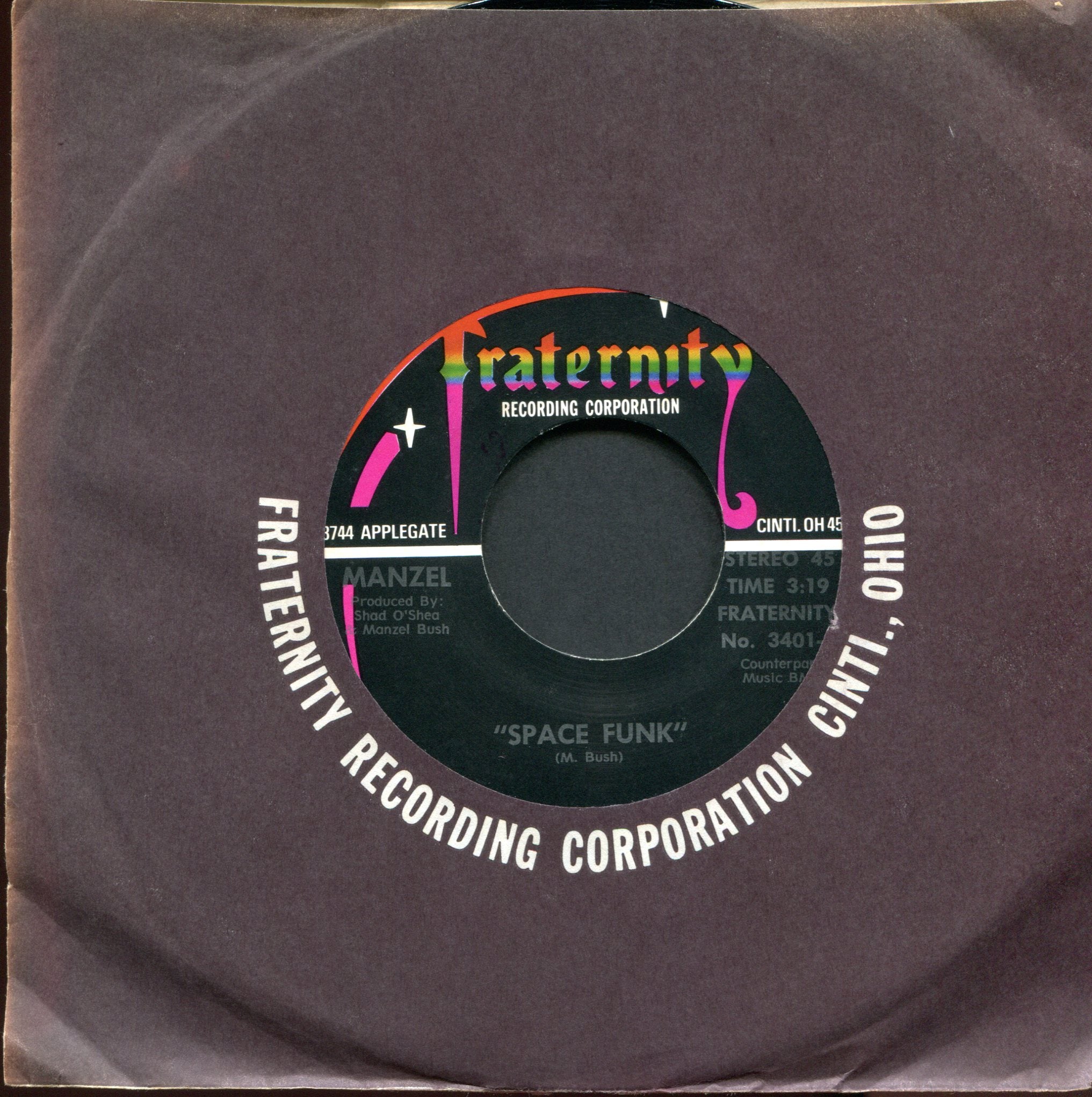 Manzel - Space Funk on Fraternity Funk 45 Breaks
