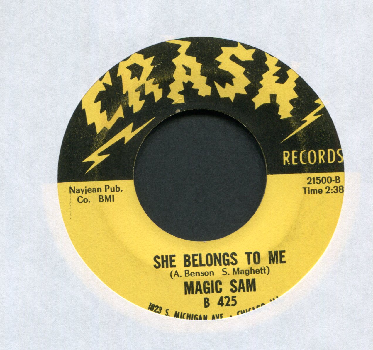 Magic Sam - Out Of Bad Luck on Crash R&B Blues 45