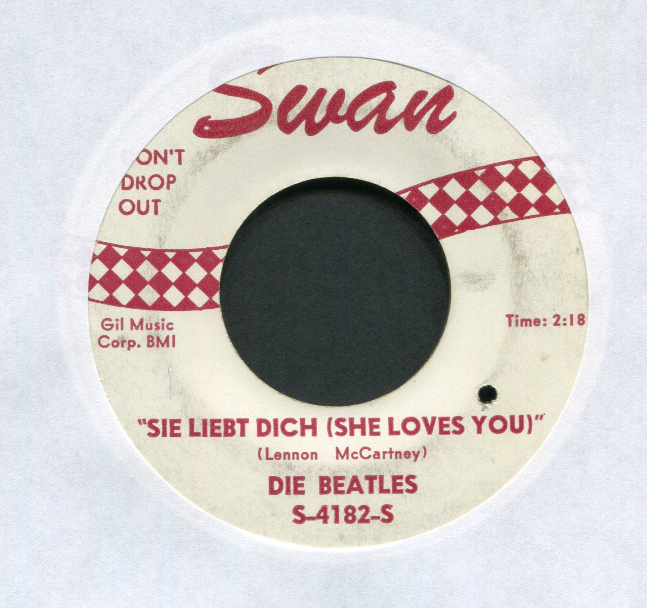 The Beatles - Sie Liebt Dich = She Loves You on Swan 45