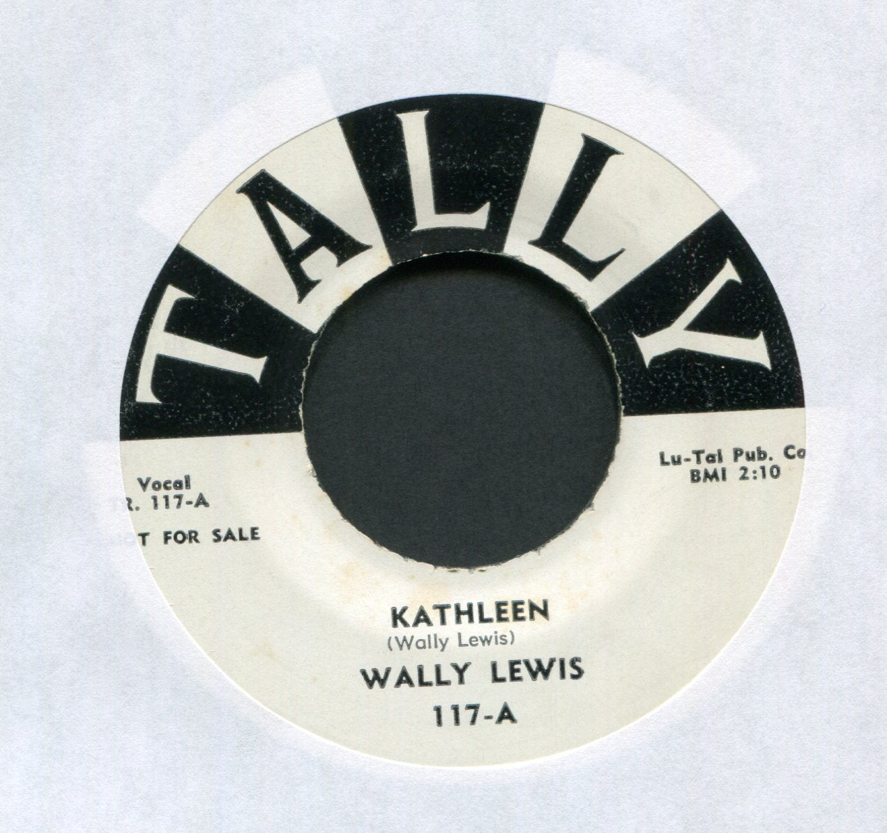 Wally Lewis - Kathleen on Tally Promo Teen Rockabilly 45