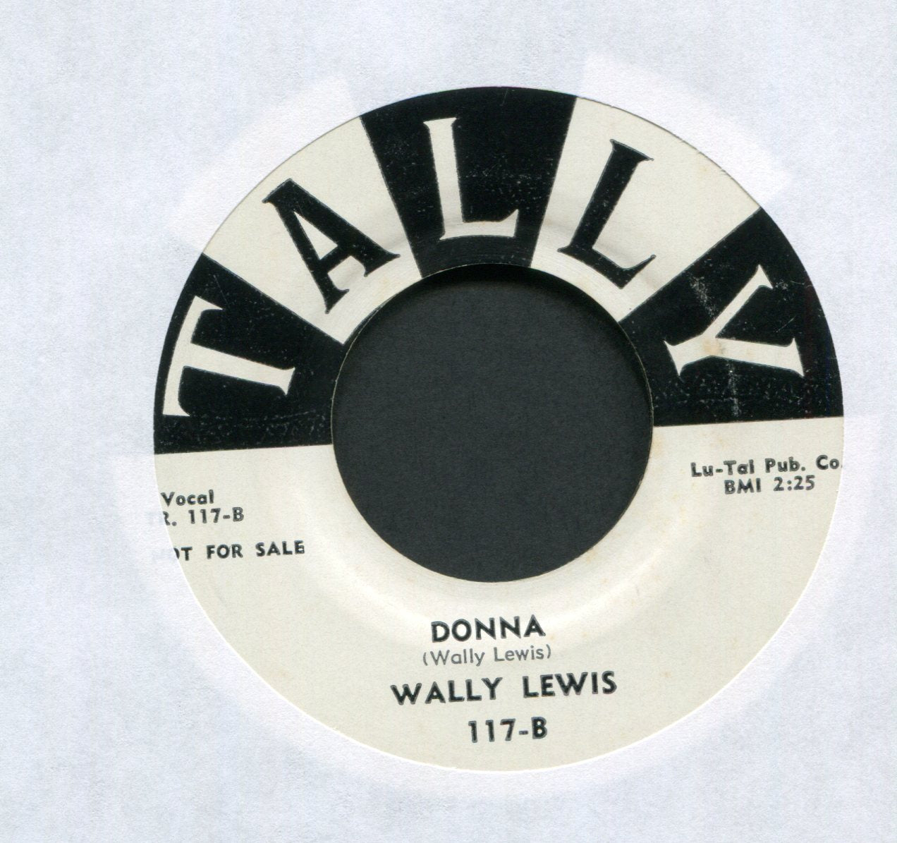 Wally Lewis - Kathleen on Tally Promo Teen Rockabilly 45