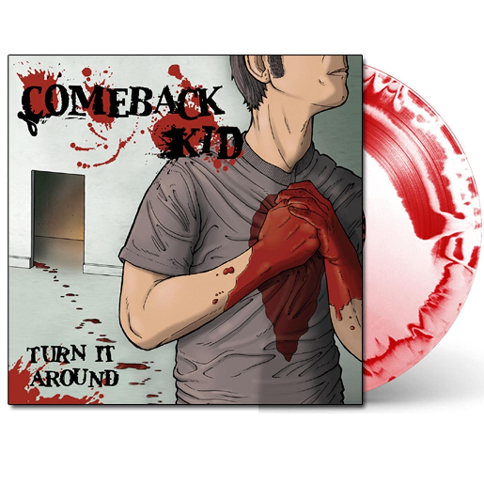 [DAMAGED] Comeback Kid - Turn It Around [Red & White Vinyl]