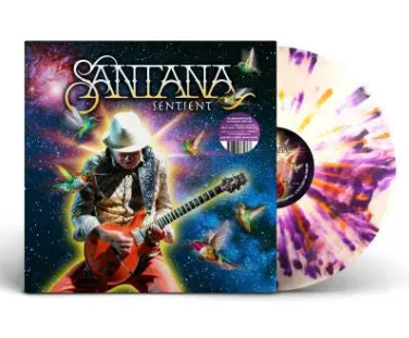 Santana - Sentient [Indie-Exclusive Clear w/ Orange & Purple Splatter Vinyl]