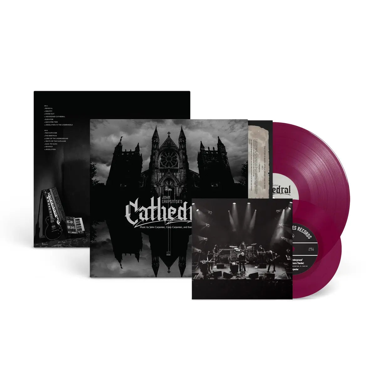 [PRE-ORDER] John Carpenter - Cathedral [Indie-Exclusive Amethyst Vinyl] [Includes 7"] [Release Date: 08/07/2026]