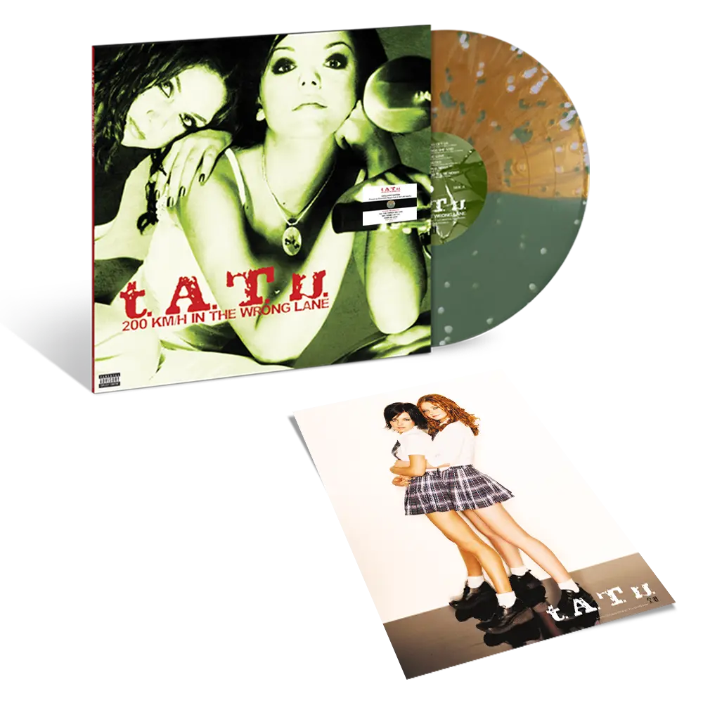 [PRE-ORDER] T.A.T.U. -  200 km/h In The Wrong Lane [Green & Gold Nugget Split Vinyl] [Release Date: 04/17/2026]