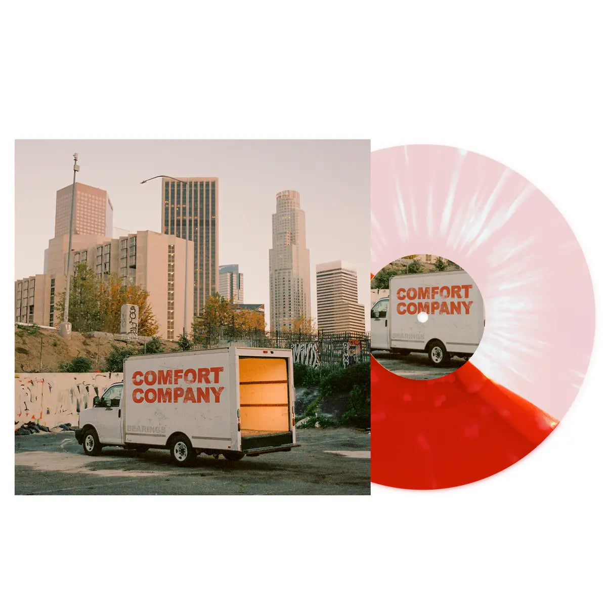 [PRE-ORDER] Bearings - Comfort Company [Indie-Exclusive Pink, Red & White Vinyl] [Release Date: 11/07/2025]