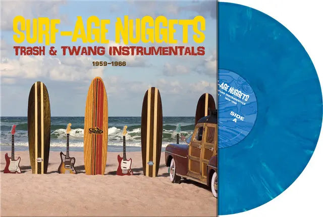[PRE-ORDER] Various Artists - Surf-Age Nuggets: Trash & Twang Instrumentals [Indie-Exclusive Blue Marble Vinyl] [Release Date: 07/31/2026]
