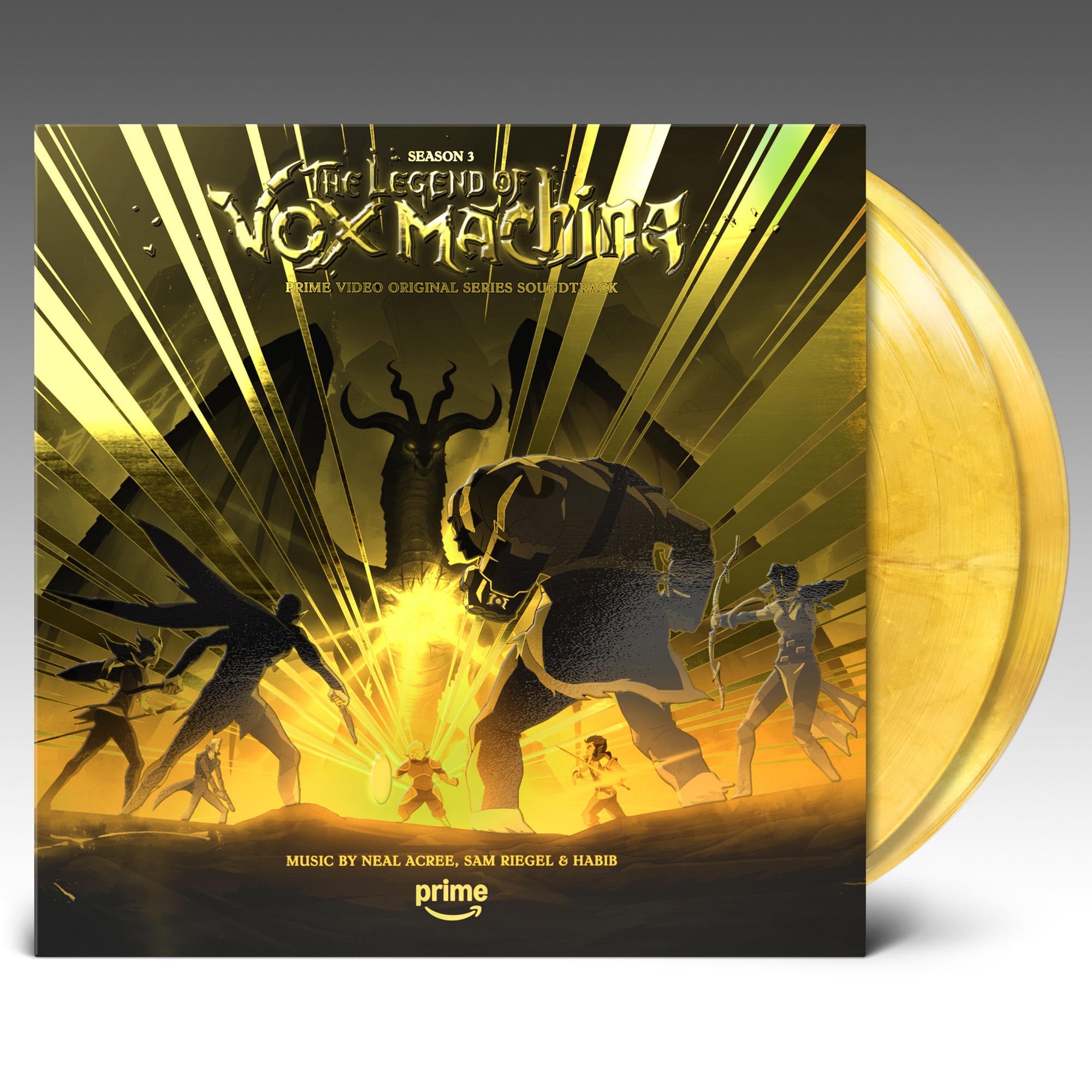 [PRE-ORDER] Neal Acree, Sam Riegel & Mr. Fantastic - The Legend Of Vox Machina: Season 3 [Gold Vinyl] [Release Date: 03/06/2026]