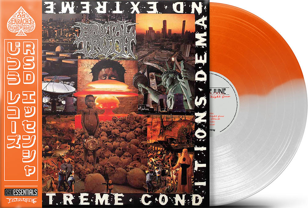Brutal Truth - Extreme Conditions [Orange / White Vinyl]