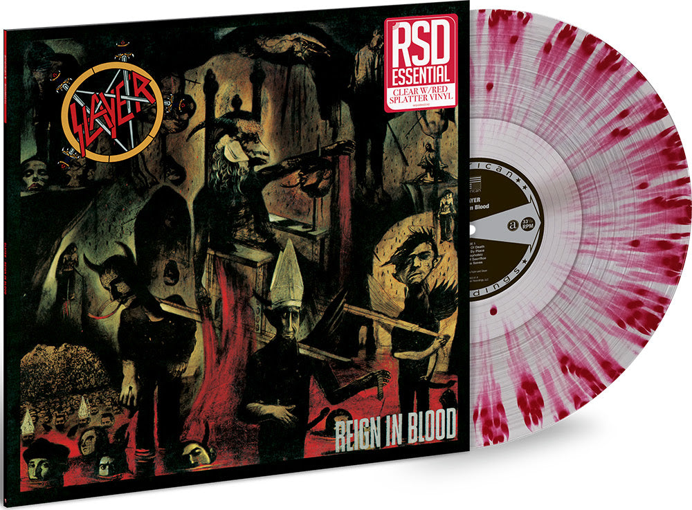 Slayer - Reign In Blood [Clear w/ Red Splatter Vinyl]