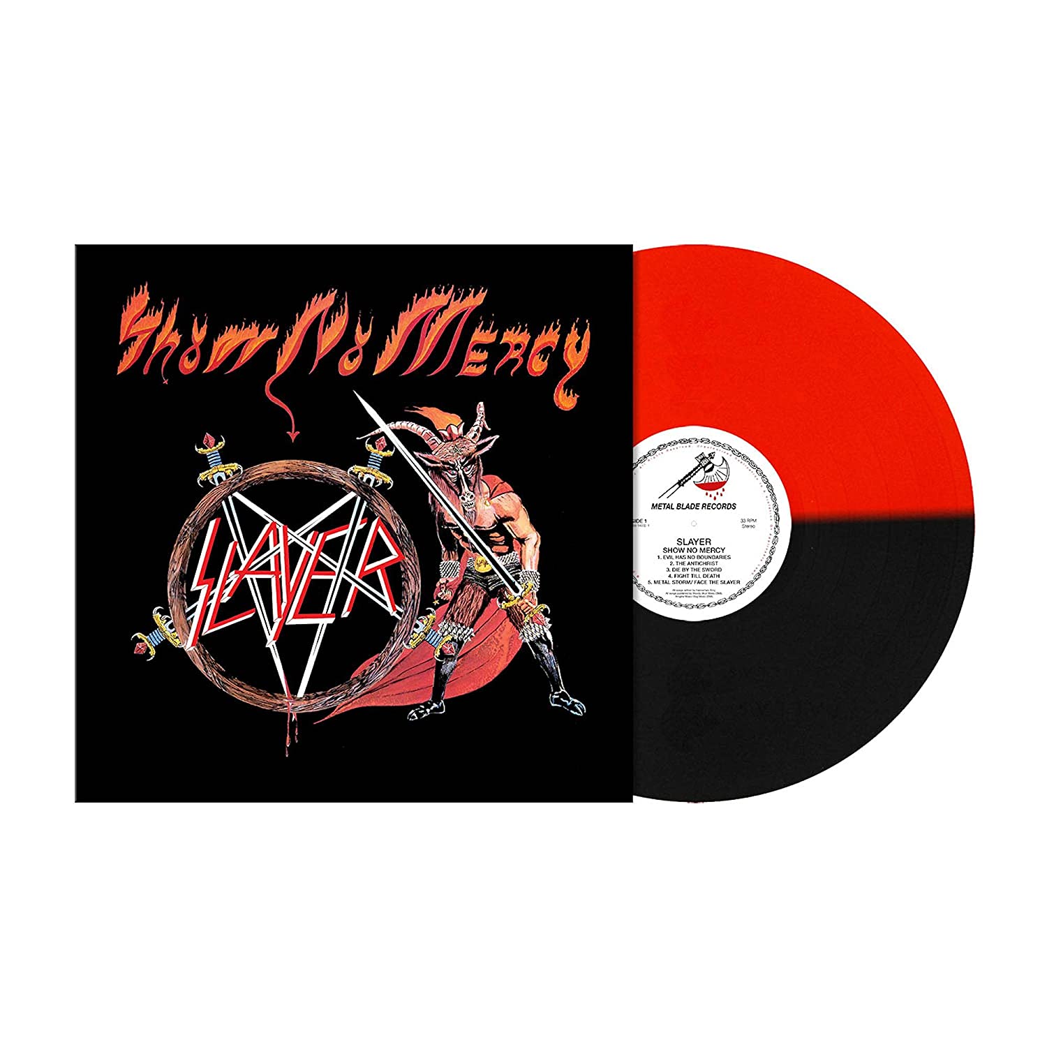 [DAMAGED] Slayer - Show No Mercy [Red and Black Colored Vinyl]