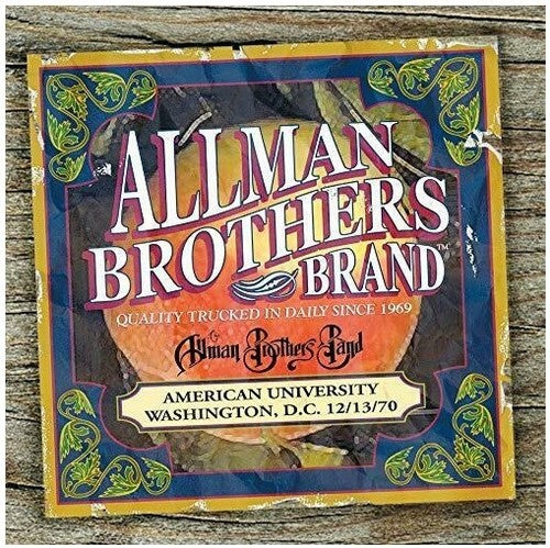 The Allman Brothers Band - American University Washington, D.C. 12/13/70