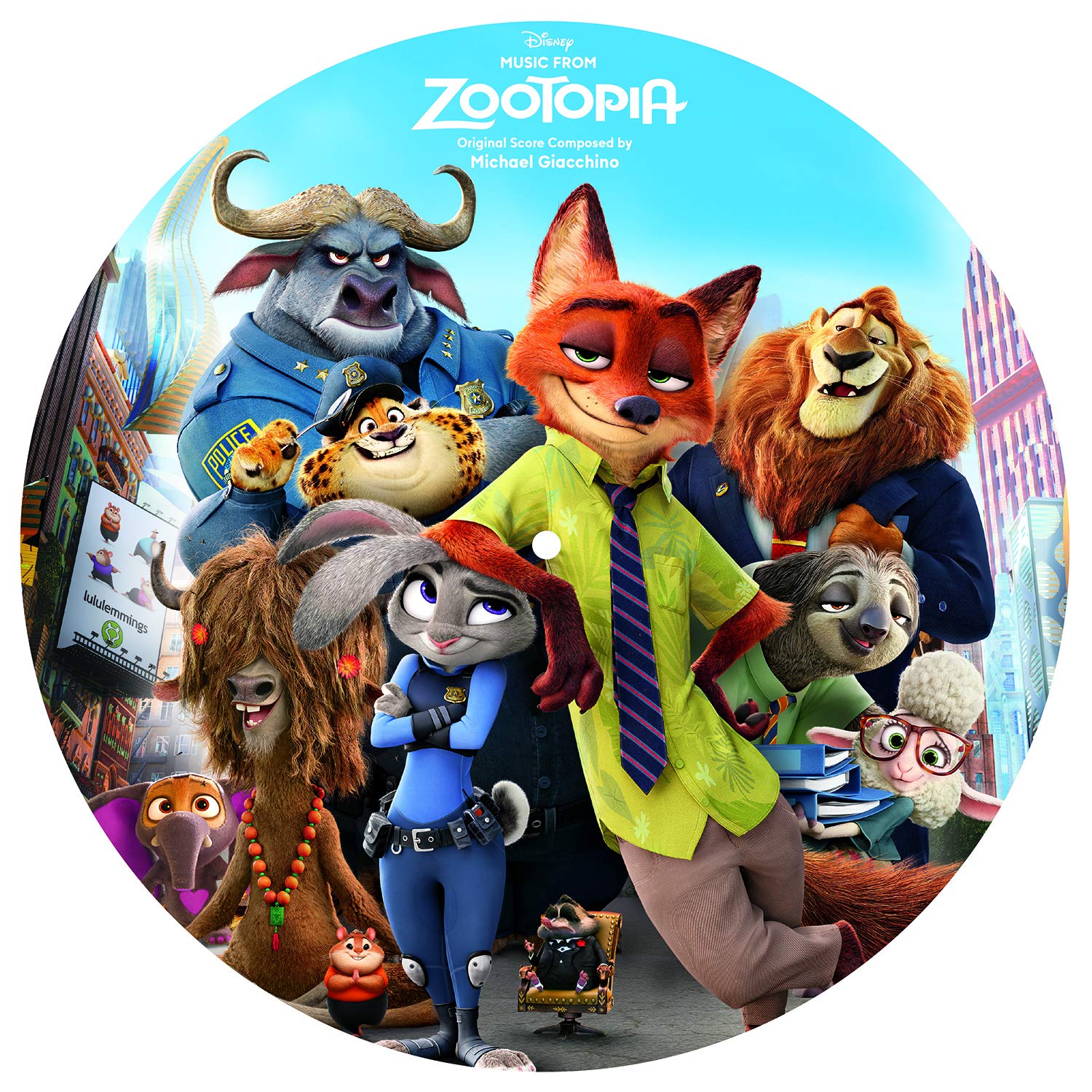 Michael Giacchino - Music From Zootopia [Picture Disc]