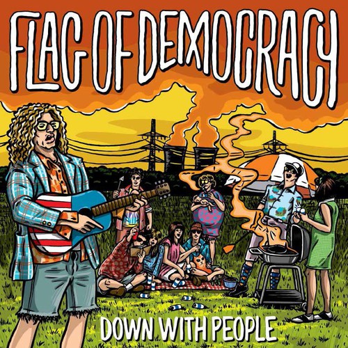 Flag of Democracy - Down With People [Yellow Vinyl]