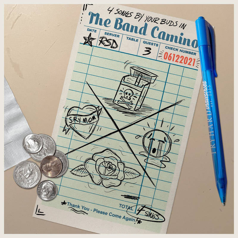 [DAMAGED] The Band Camino - 4 Songs By Your Buds In The Band Camino [12" Milky Clear Vinyl]