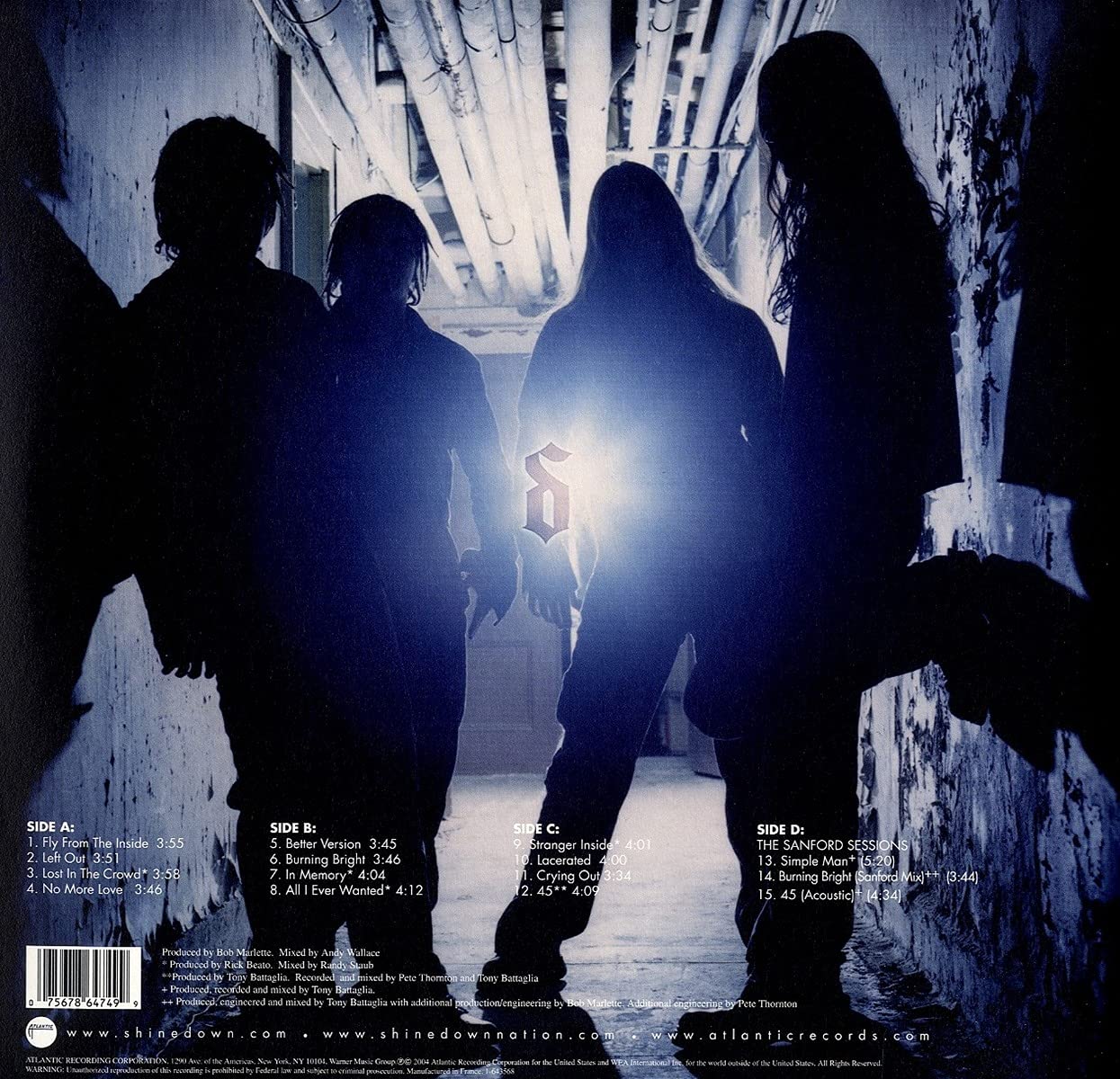 Shinedown - Leave A Whisper [Transparent Blue Vinyl]