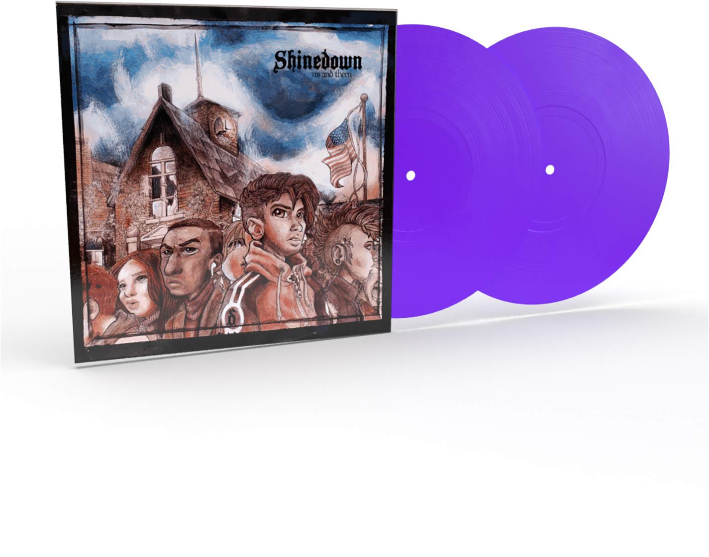 Shinedown - Us And Them [Clear Purple Vinyl]