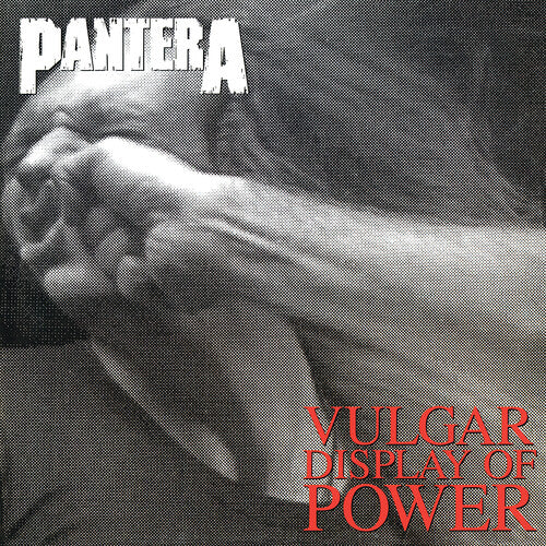 [DAMAGED] Pantera - Vulgar Display Of Power [White & Gray Vinyl] [LIMIT 1 PER CUSTOMER]