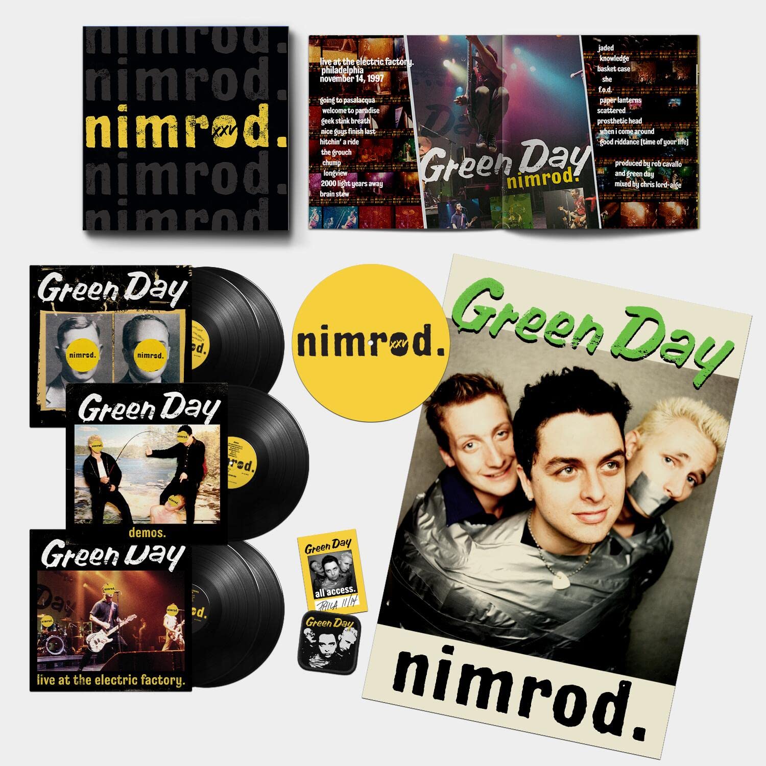 Green Day - Nimrod (25th Anniversary Edition) [Black Vinyl] [Box Set]