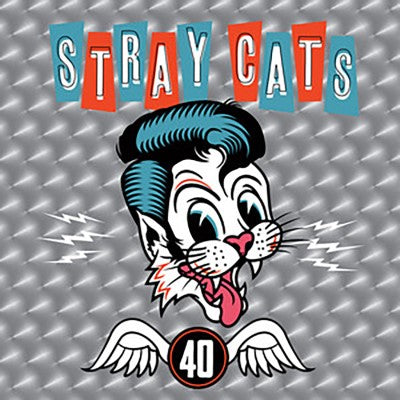 Stray Cats - 40 [Indie-Exclusive Splatter Vinyl]